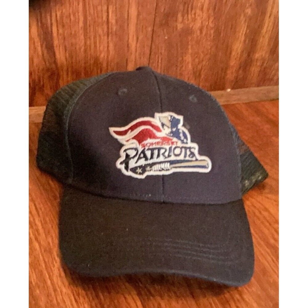 Somerset Patriots Minor League Baseball MiLB NY Yankees Snapback Hat Blue